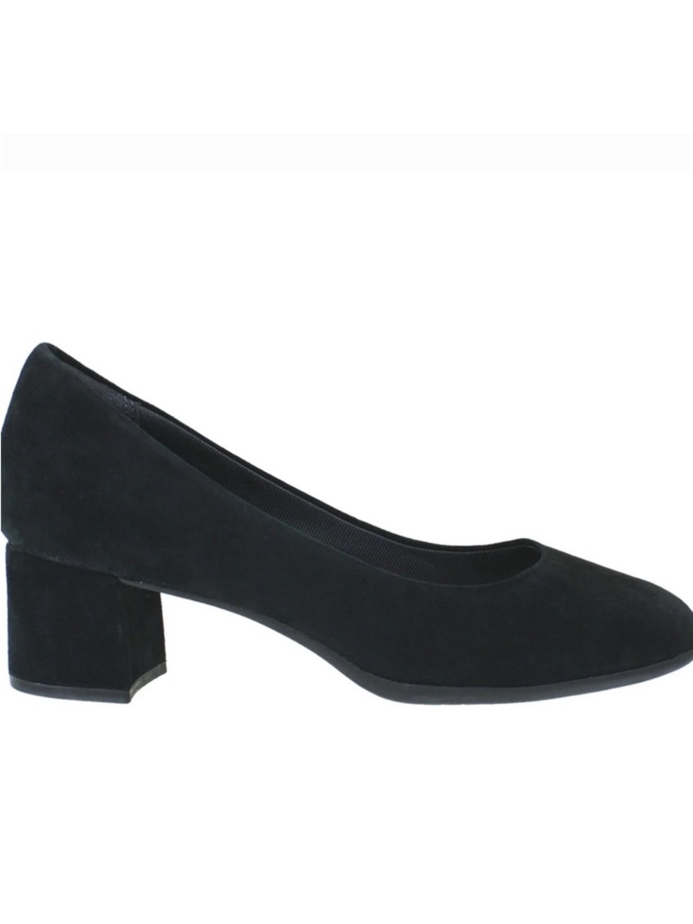 NEW Rockport Total Motion Novalie Pump Black Suede- 7.5 -NEW in box